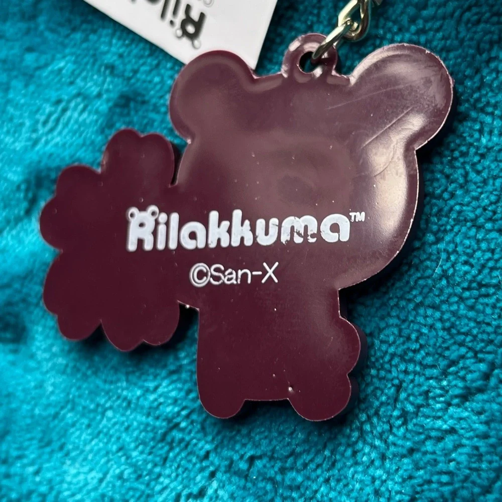 NWT Round1 San-X Rilakkuma Cherry Blossom Keychain 🌸